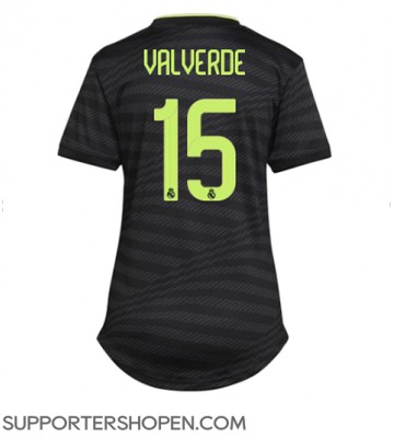 Real Madrid Federico Valverde #15 Tredje Matchtröja Dam 2022-23 Kortärmad